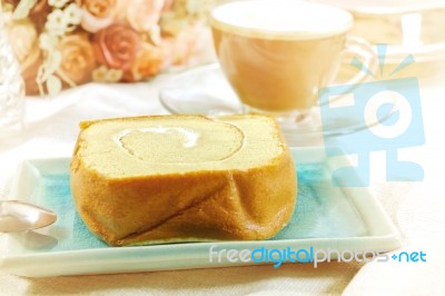 Bakery With Coffee Stock Photo