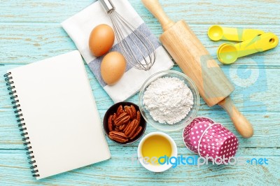 Baking Background Stock Photo