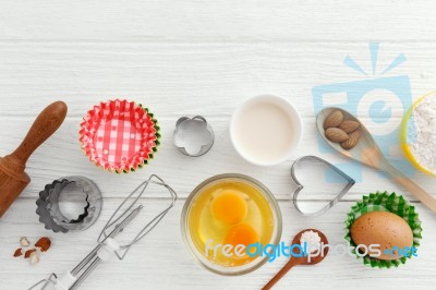 Baking Background Stock Photo