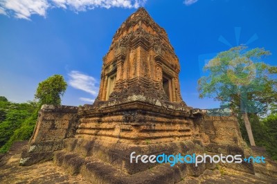 Baksei Chamkrong, 10th Century Hindu Temple, Part Of Angkor Wat Stock Photo