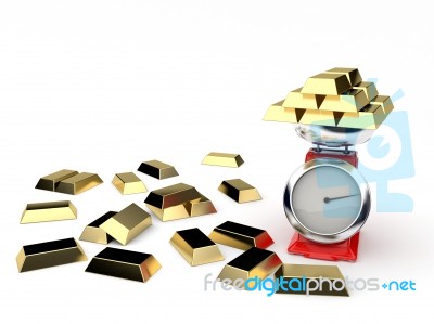 Balance Gold Stock Image