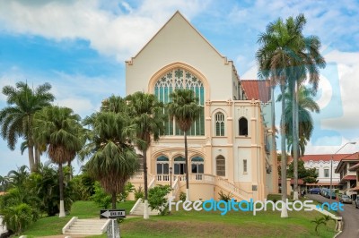 Balboa Union Church In Panama City Stock Photo