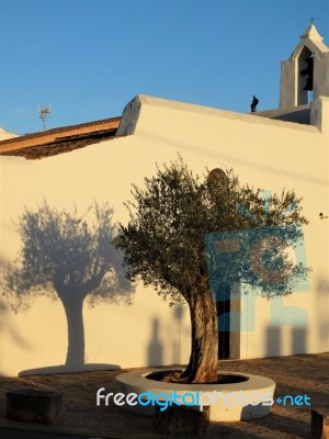 Balearic Shadows Stock Photo