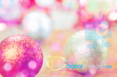 Ball With Colors Of Christmas Stock Photo