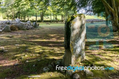 Balnuaran Of Clava Prehistoric Cemetery Stock Photo