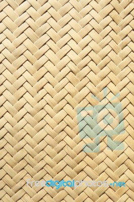 Bamboo Basket Texture Stock Photo