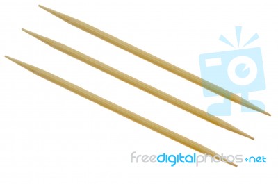 Bamboo Toothpicks Stock Photo