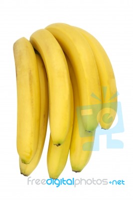 Banana Bunch Stock Photo