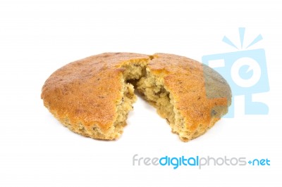 Banana Cake Stock Photo