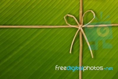 Banana Leaf Stock Photo