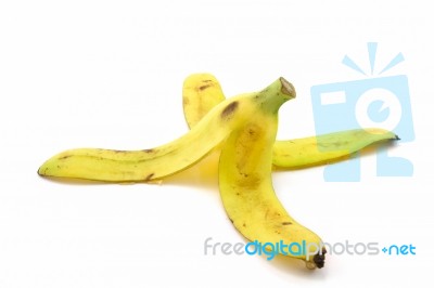 Banana Peel Stock Photo