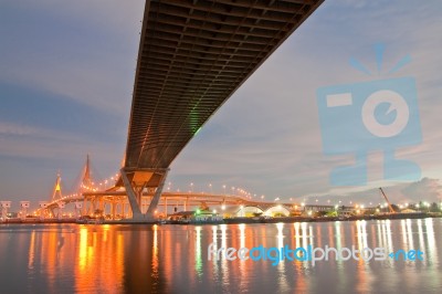 Bangkok Bridge Stock Photo