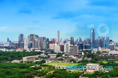 Bangkok City View Stock Photo