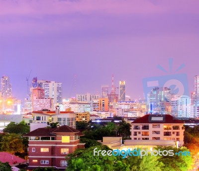 Bangkok Cityscape Stock Photo