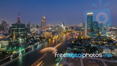 Bangkok Cityscape Stock Photo