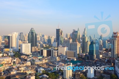 Bangkok Thailand -april21  : Top View Bangkok Capital Of Thailan… Stock Photo