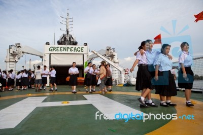 Bangkok Thailand - Jun 27:unidentified Young Student  Walking On… Stock Photo