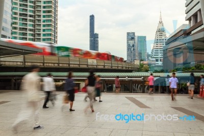 Bangkok's City Life Stock Photo