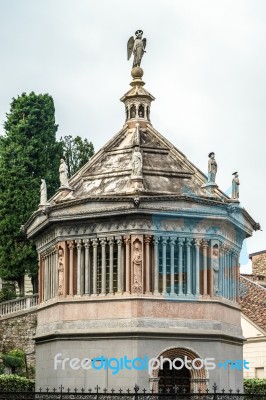 Baptistery Of Santa Maria Maggiore In Citta Alta Bergamo Stock Photo