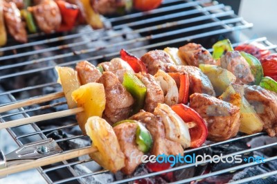 Bar-b-q Or Bbq Stock Photo