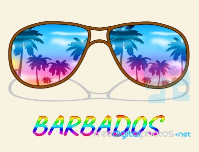 Barbados Vacation Indicates Caribbean Holiday And Vacations Stock Image