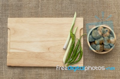 Barometer Earthstars Mushroom Stock Photo