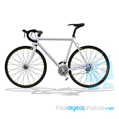 Basic Road Bike Stock Image