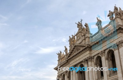 Basilica Di San Giovanni In Laterano In Rome Stock Photo