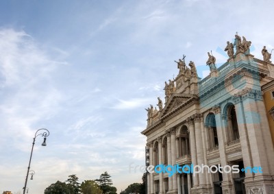 Basilica Di San Giovanni In Laterano In Rome Stock Photo