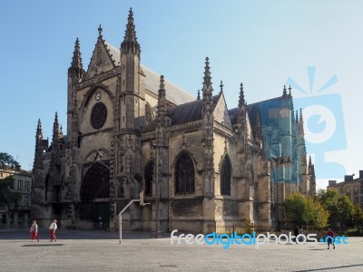 Basilica Of St Michael In Bordeaux Stock Photo