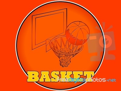 Basket Ball Stock Image