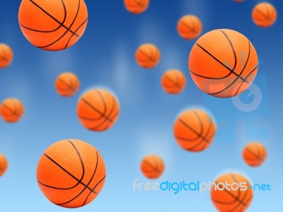 Basketball Balls Stock Photo