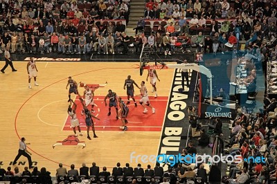 Basketball Charlotte Vs Chicago Bulls
 Stock Photo