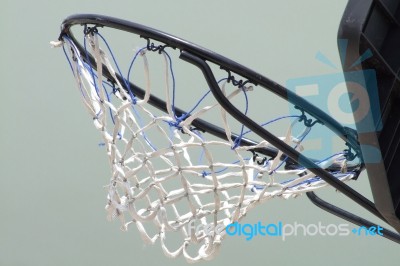 Basketball Hoop Stock Photo