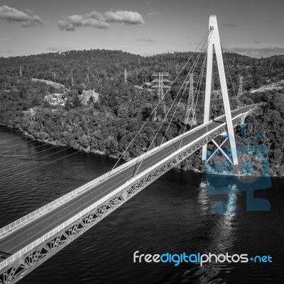 Batman Bridge By The Tamar River Near Sidmouth Stock Photo