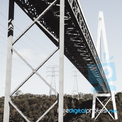 Batman Bridge By The Tamar River Near Sidmouth Stock Photo