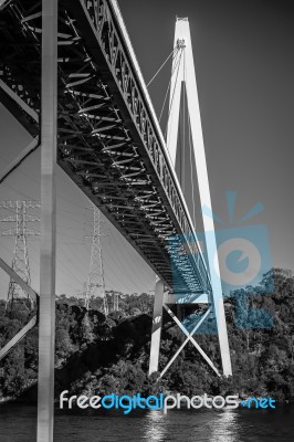 Batman Bridge By The Tamar River Near Sidmouth Stock Photo