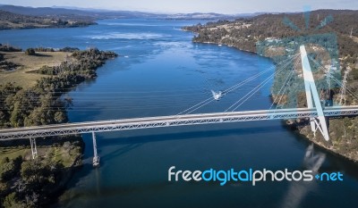 Batman Bridge By The Tamar River Near Sidmouth Stock Photo