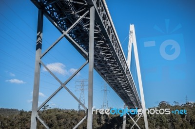 Batman Bridge By The Tamar River Near Sidmouth Stock Photo