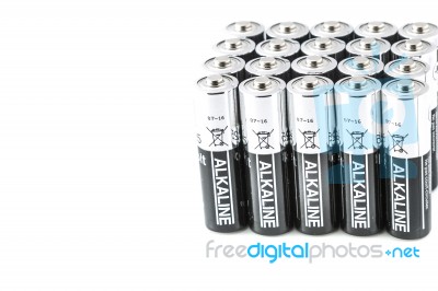 Batteries Stock Photo