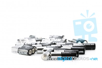 Batteries Stock Photo