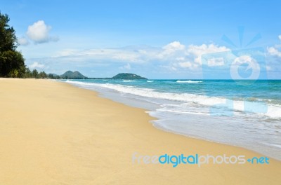 Beach And Sea In Thailand Stock Photo