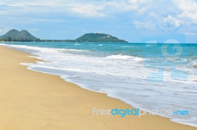 Beach And Sea In Thailand Stock Photo