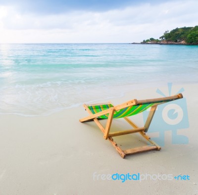 Beach Chair Stock Photo