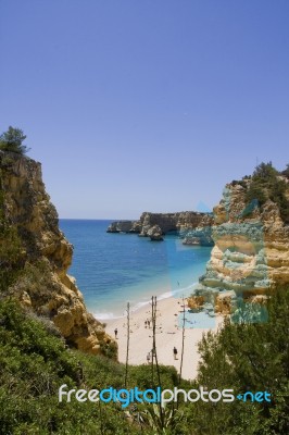 Beach Marinha Stock Photo