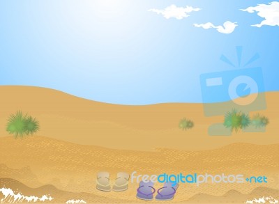 Beach Sand Stock Image