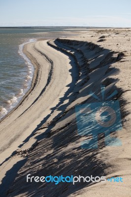 Beach Shoreline Stock Photo