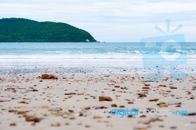 Beach Stones Background  Stock Photo