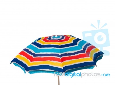 Beach Umbrella Stock Photo