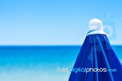 Beach Umbrella Stock Photo